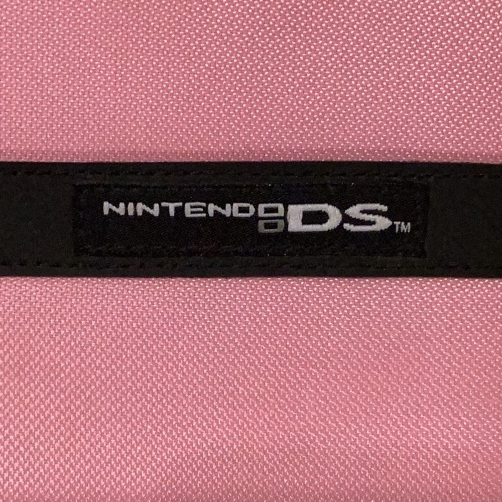 Nintendo DS Carrying Case For DS Lite Console & Cartridges Pink Vintage Carry - Picture 3 of 9